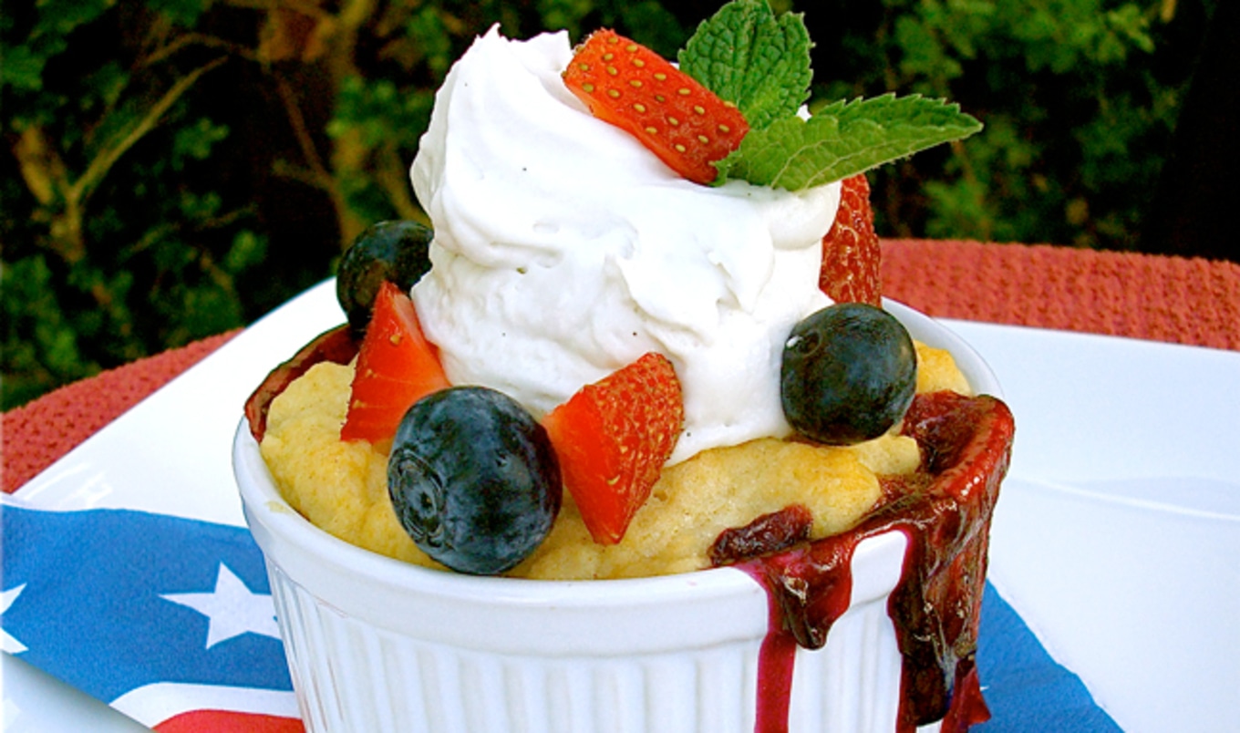 Chloe Coscarelli's Famous Seasonal Berry Cobbler With Vanilla Bean Whip